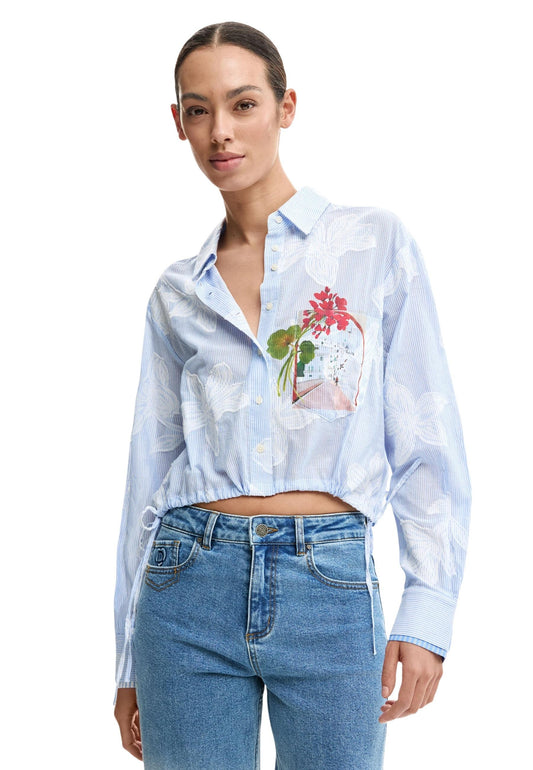 Desigual Camicia Donna Desigual 26SWCW28 light blue  light blue