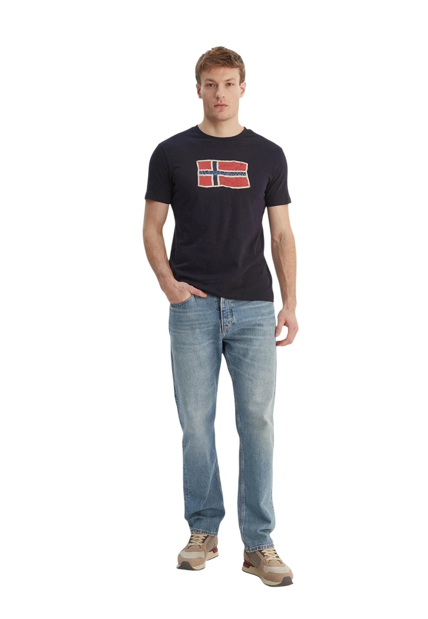 Napapijri T-Shirt Uomo Napapijri NP0A4FZB blue  blue