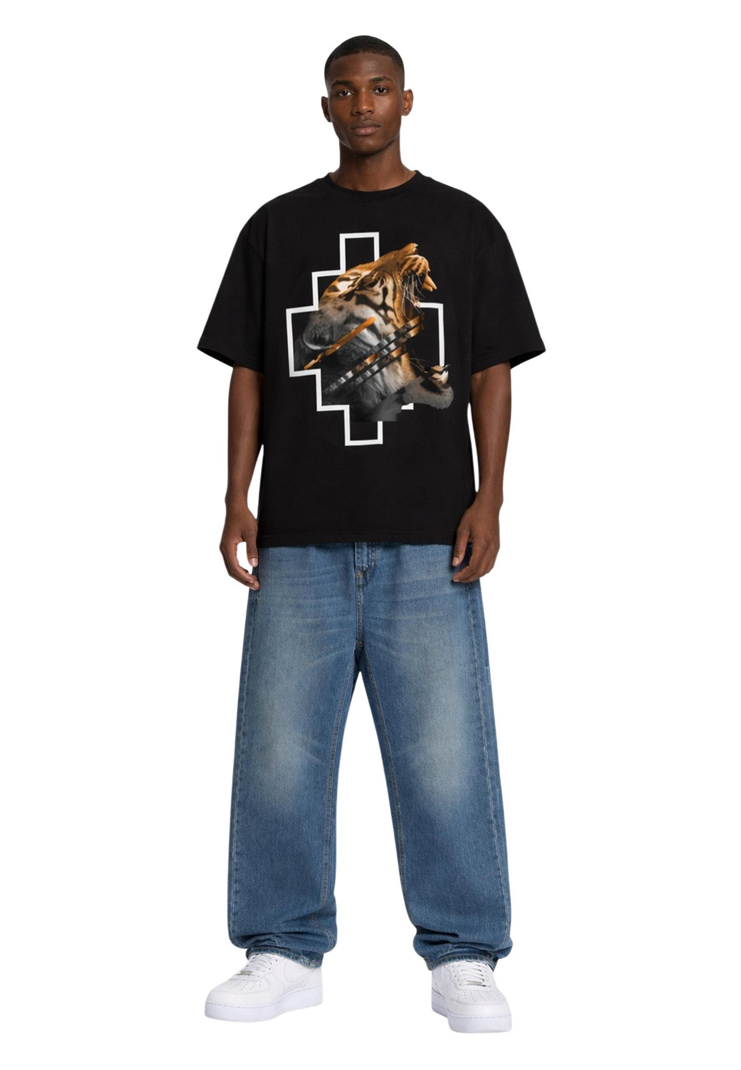 County Of Milan T-Shirt Uomo County Of Milan S6CMMATH050 black  black