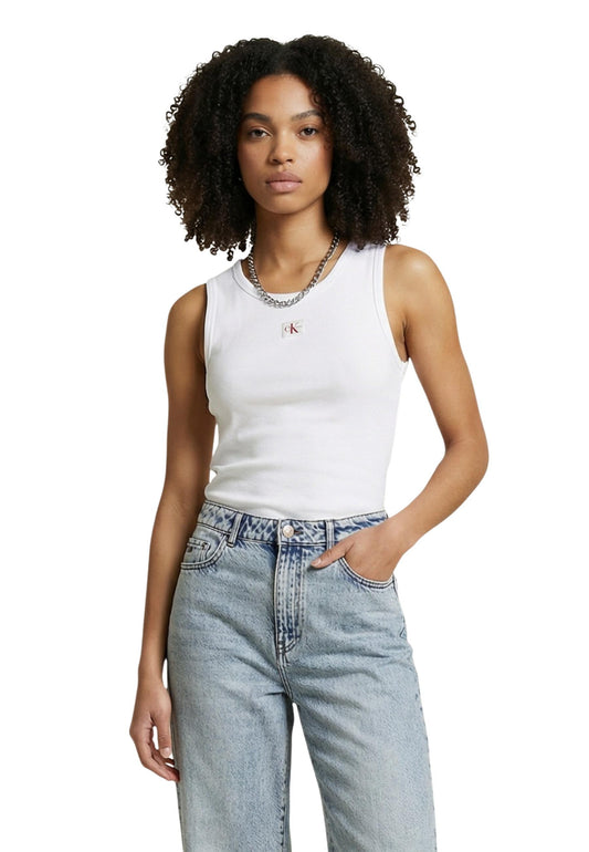 Calvin Klein Jeans Top Donna Calvin Klein Jeans LV047F246G white  white