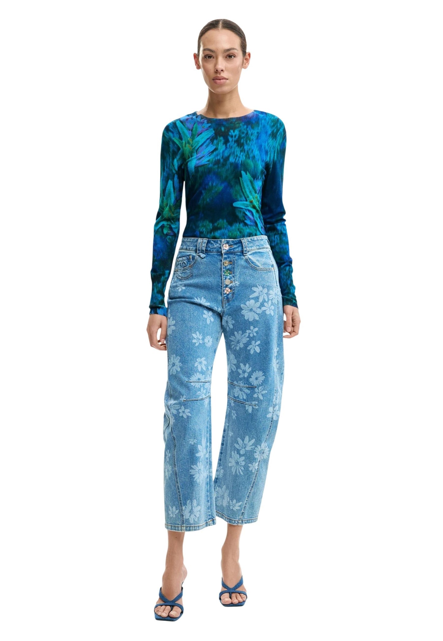Desigual Jeans Donna Desigual 26SWDD06 light blue  light blue