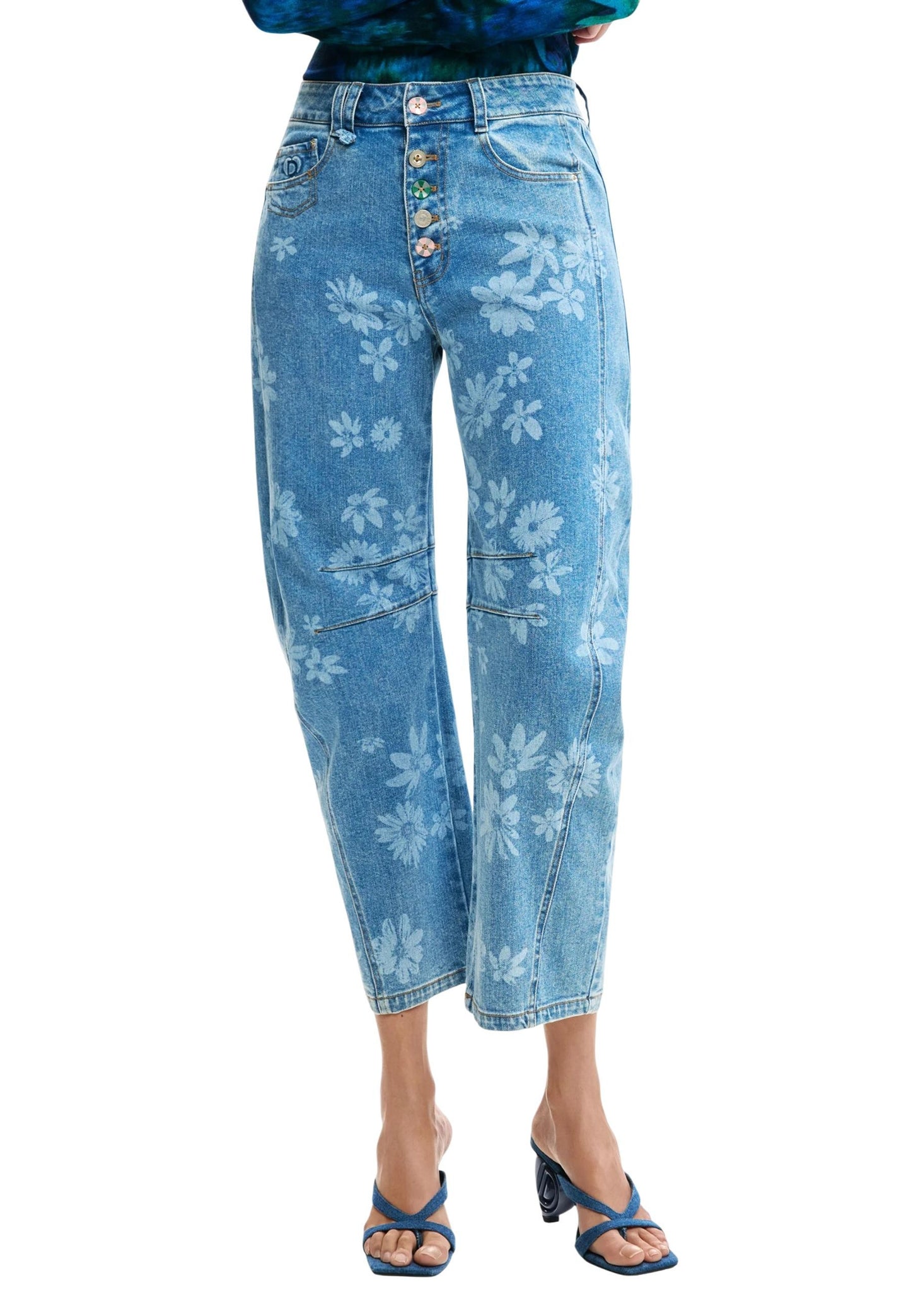 Desigual Jeans Donna Desigual 26SWDD06 light blue  light blue