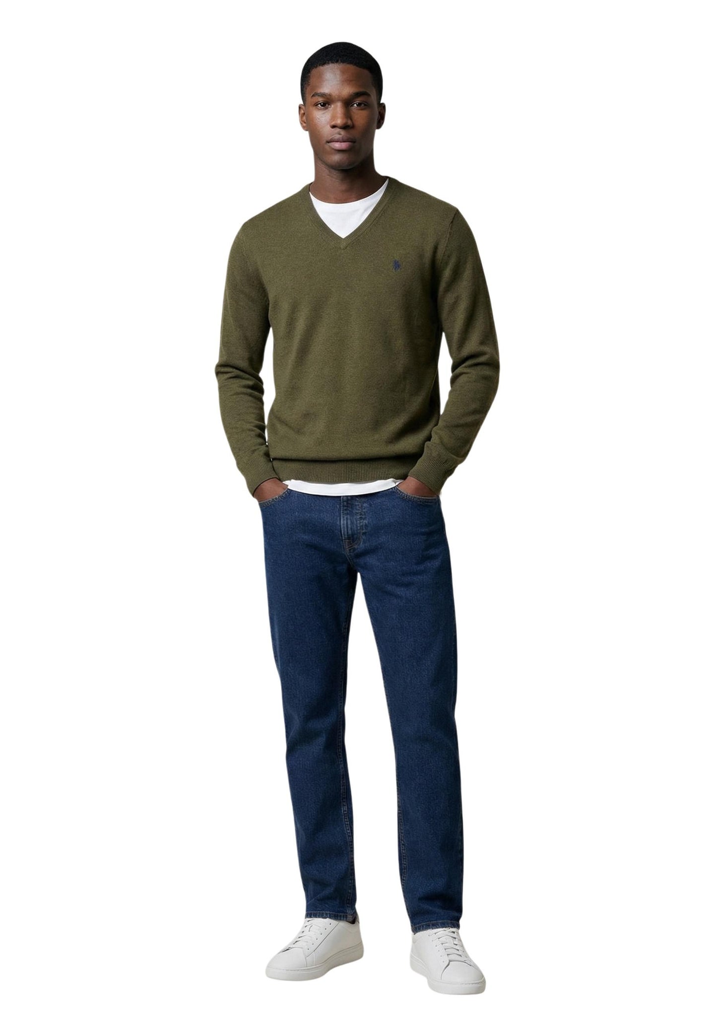 U.s. Polo Assn. Maglia Uomo U.S. Polo Assn. US40 173007 green  green