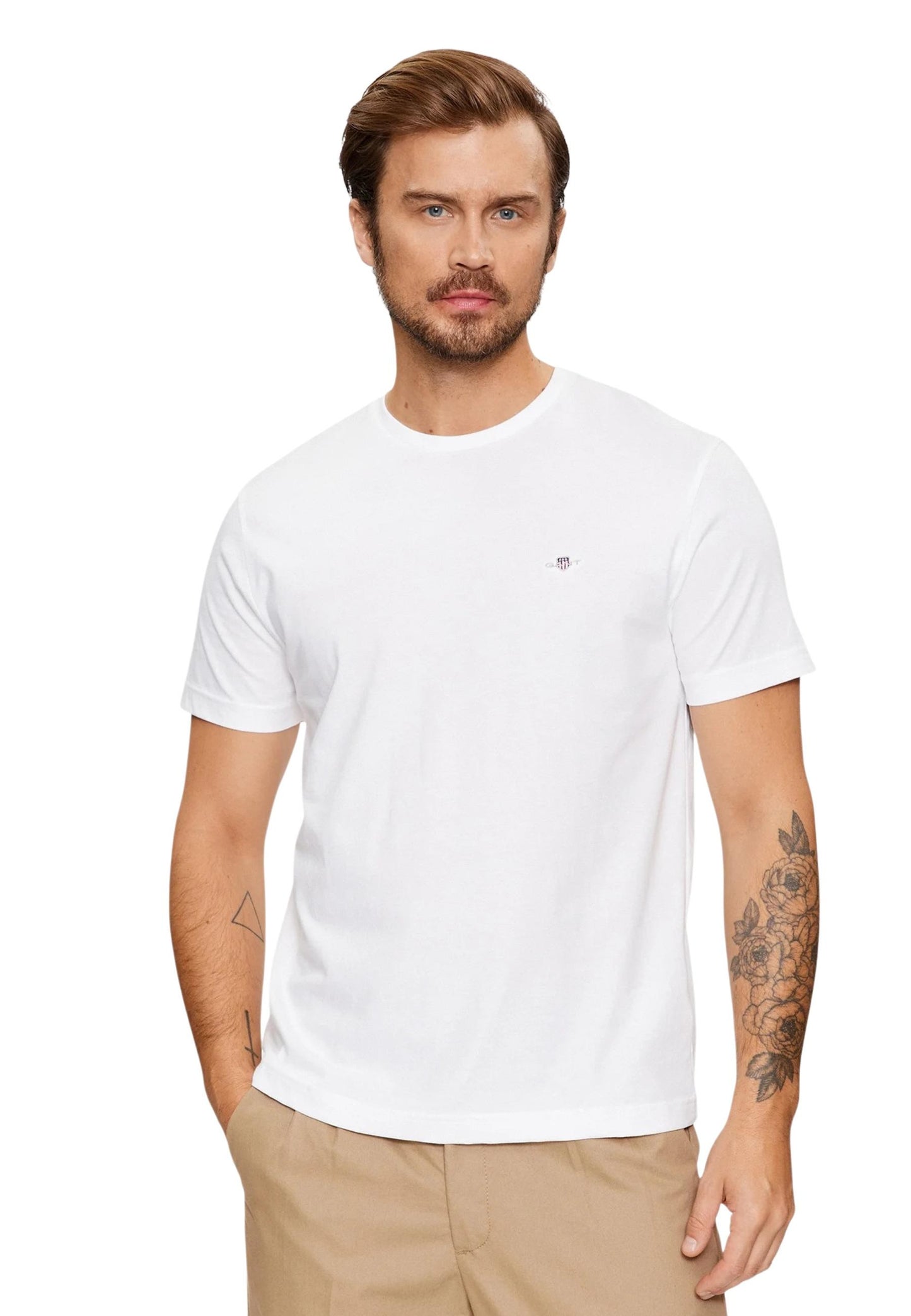 Gant T-Shirt Uomo Gant 2601.2003184 white  white