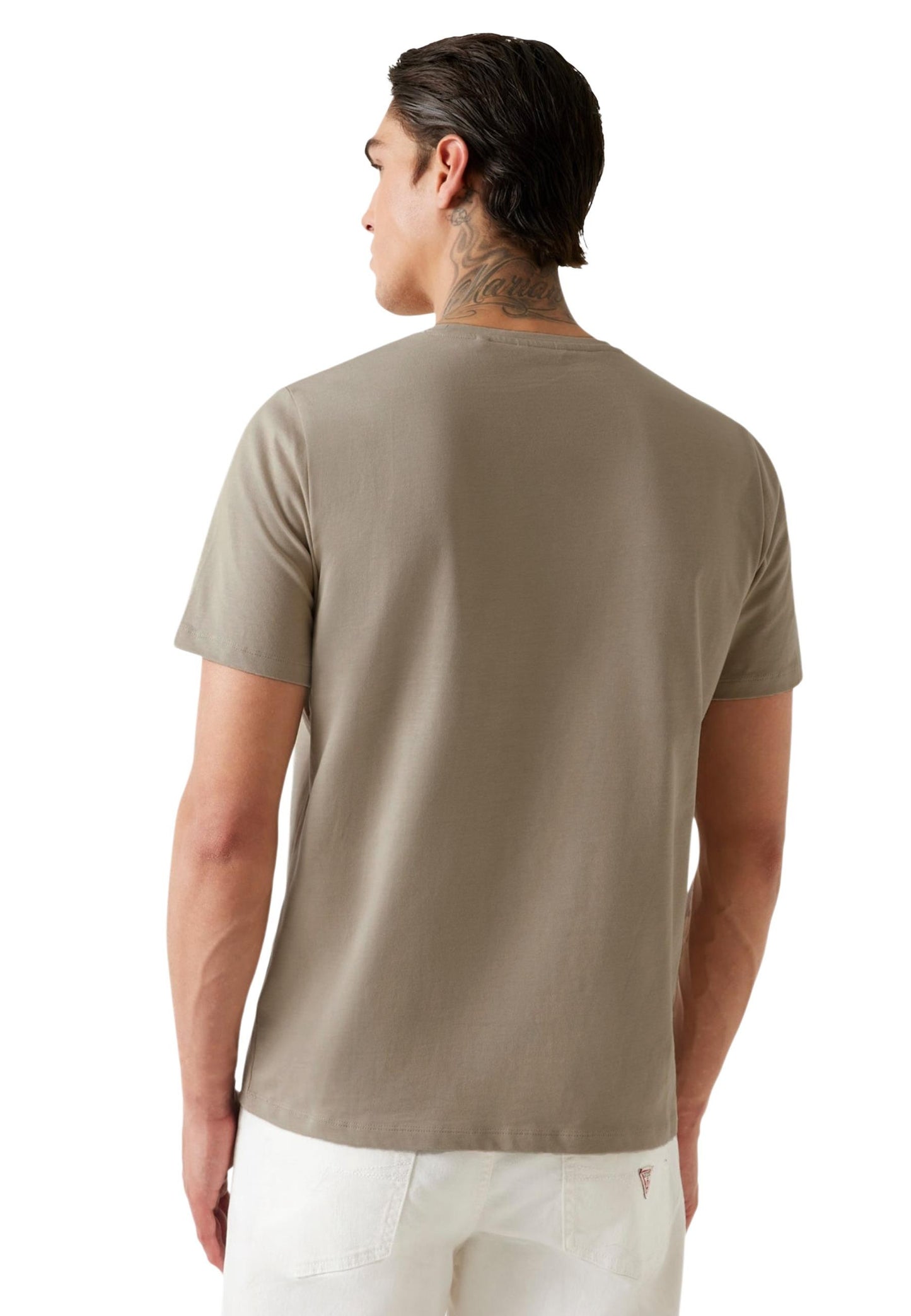 Guess T-Shirt Uomo Guess M6GI21 K3053 beige  beige