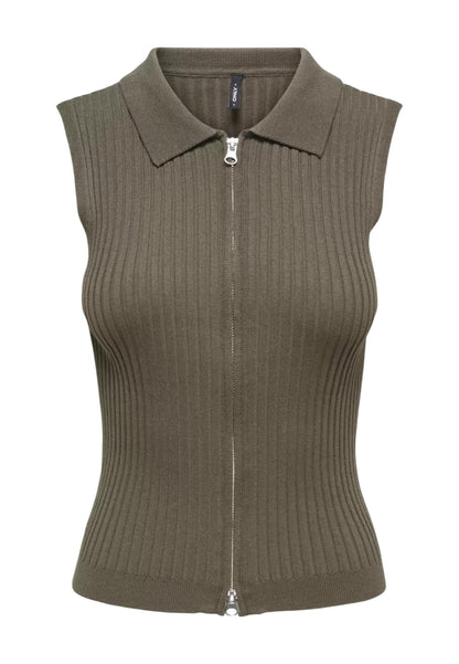 Only Gilet Donna Only 15364749 green  green