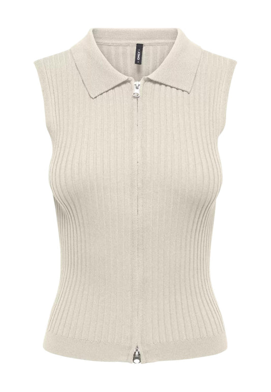 Only Gilet Donna Only 15364749 beige  beige