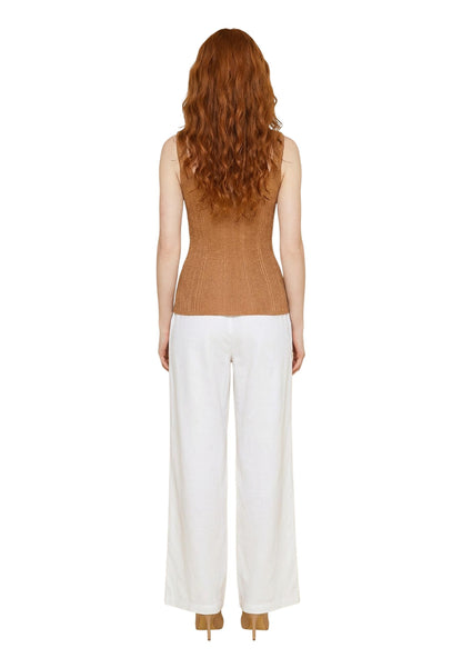 Only Pantaloni Donna Only 15364120 beige  beige
