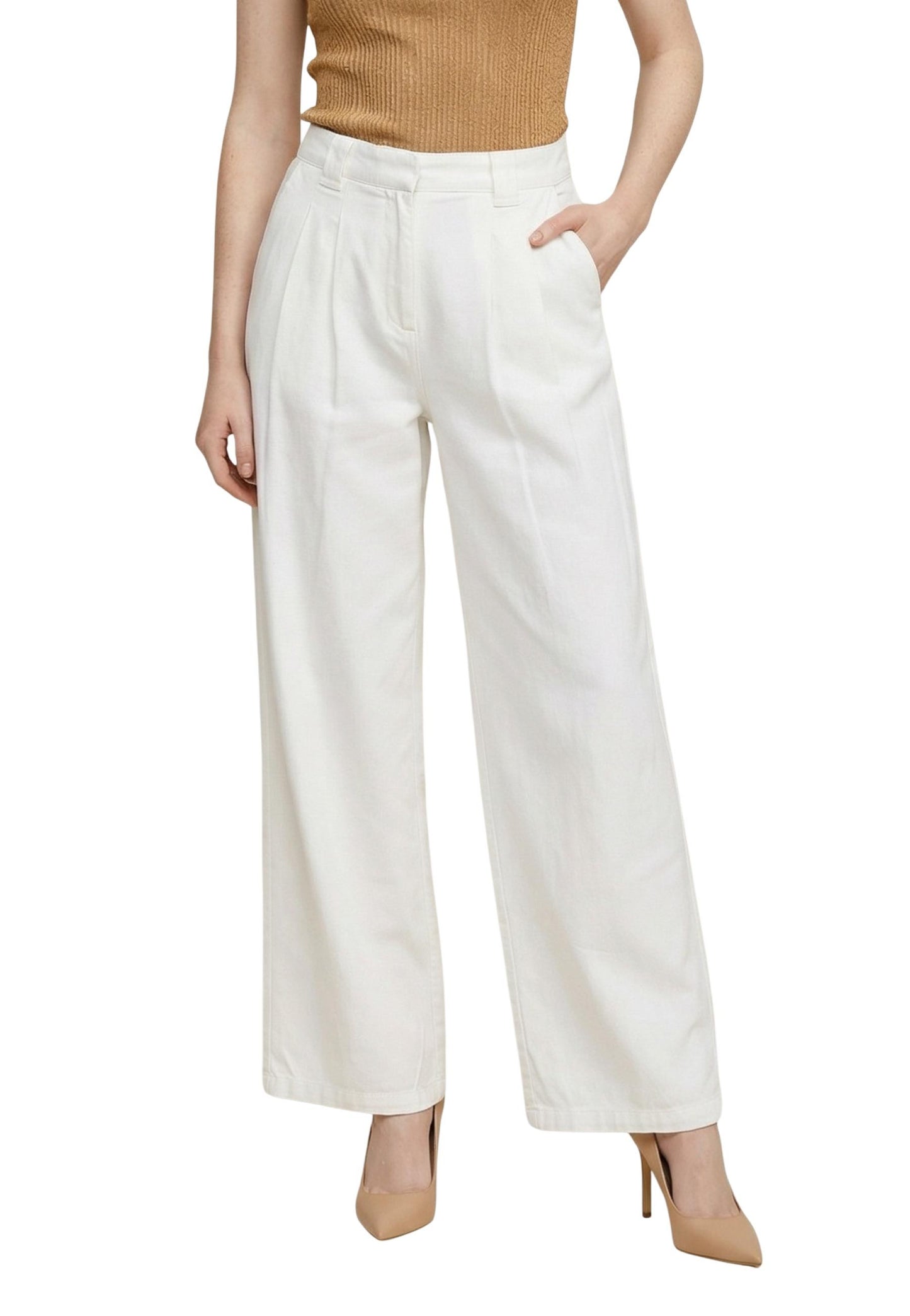 Only Pantaloni Donna Only 15364120 beige  beige