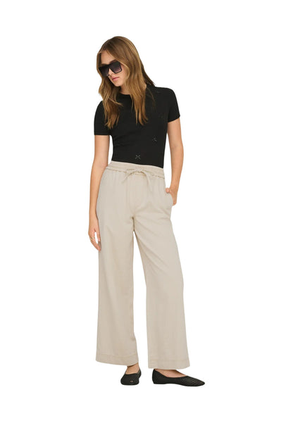 Only Pantaloni Donna Only 15367380 beige  beige
