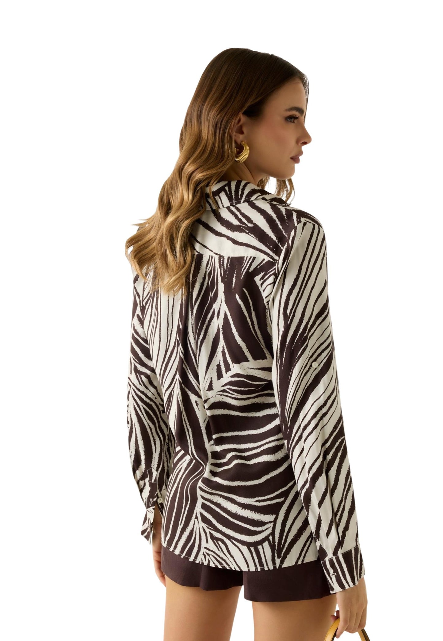 Guess Camicia Donna Guess W6GH52 W1975 brown  brown