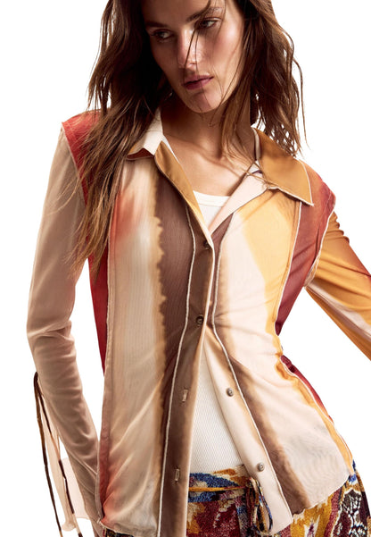 Desigual Camicia Donna Desigual 26SWTK28 beige  beige