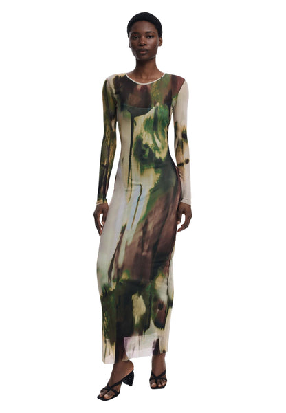 Desigual Abito Donna Desigual 25WWVK41 green  green