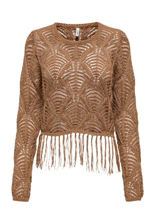 Only Maglia Donna Only 15362968 camel  camel