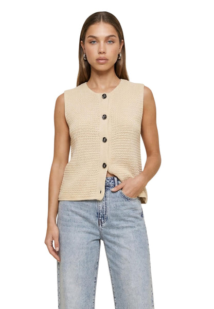 Jacqueline De Yong Gilet Donna Jacqueline De Yong 15366197 beige  beige