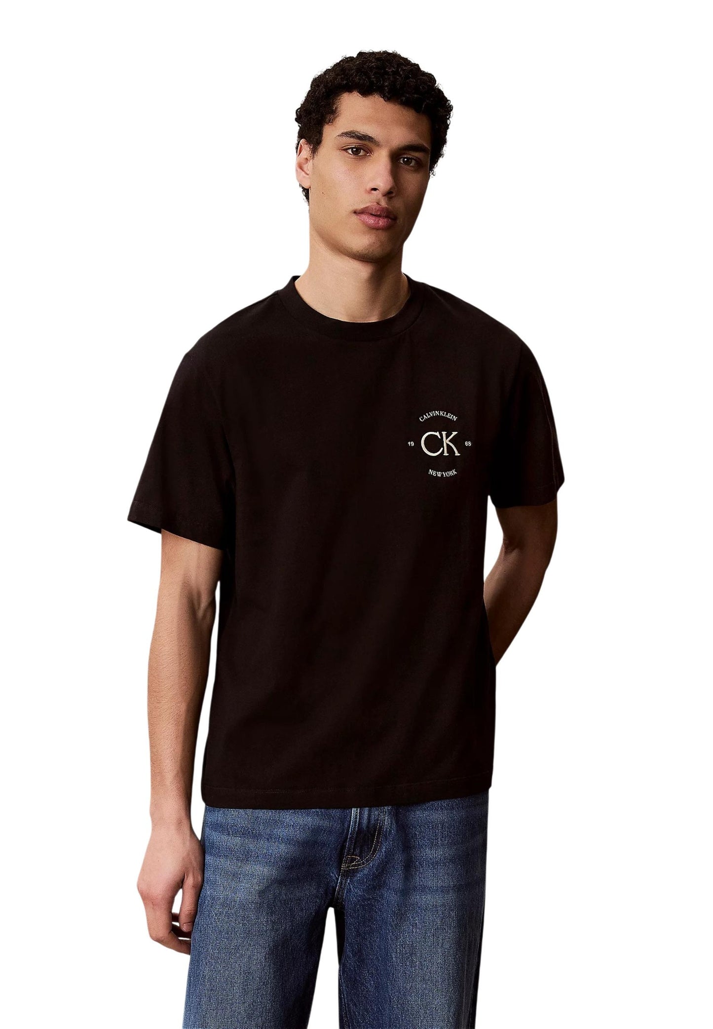 Calvin Klein Jeans T-Shirt Uomo Calvin Klein Jeans LV04RE825G black  black