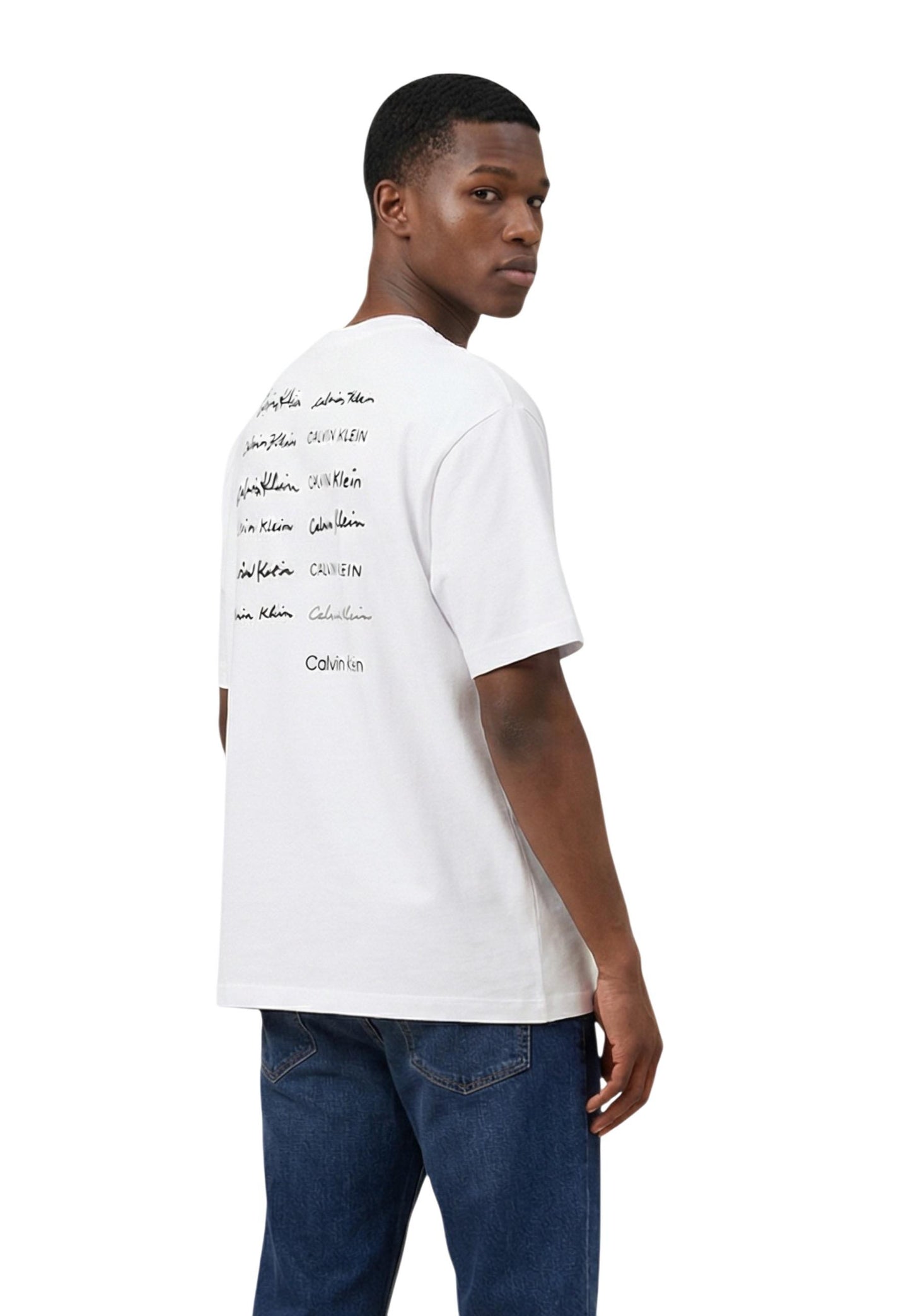 Calvin Klein Jeans T-Shirt Uomo Calvin Klein Jeans LV04RE828G white  white