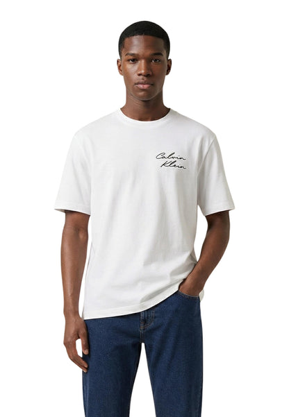 Calvin Klein Jeans T-Shirt Uomo Calvin Klein Jeans LV04RE828G white  white