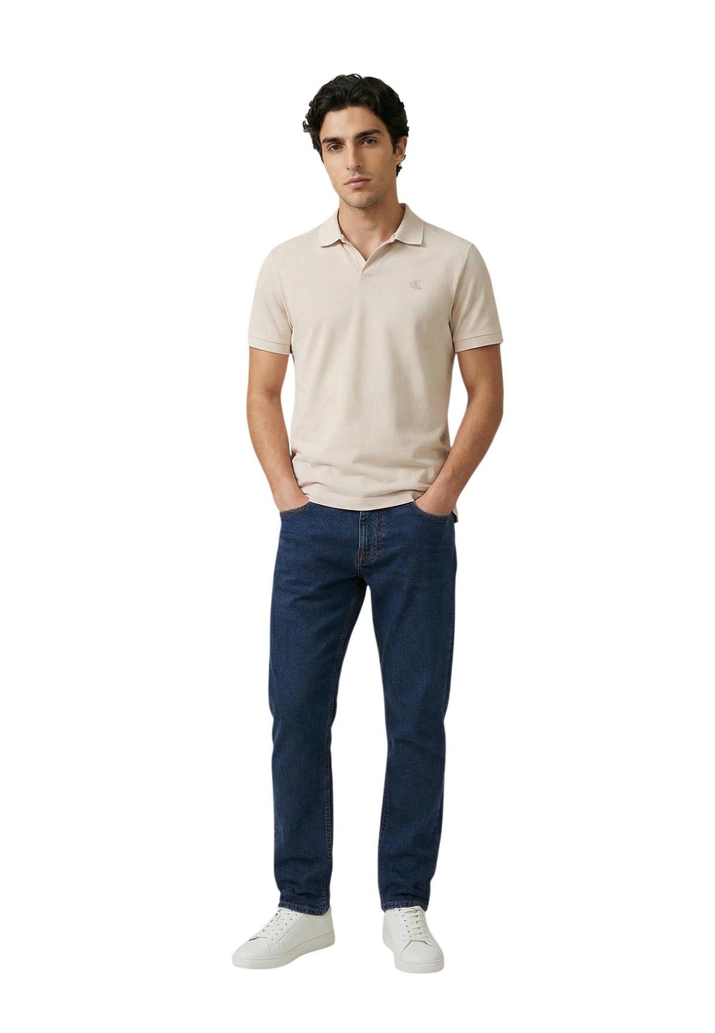 Calvin Klein Jeans Polo Uomo Calvin Klein Jeans LV04RF215G beige  beige