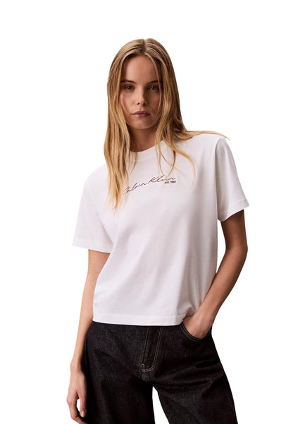 Calvin Klein Jeans T-Shirt Donna Calvin Klein Jeans LV047F820G white  white