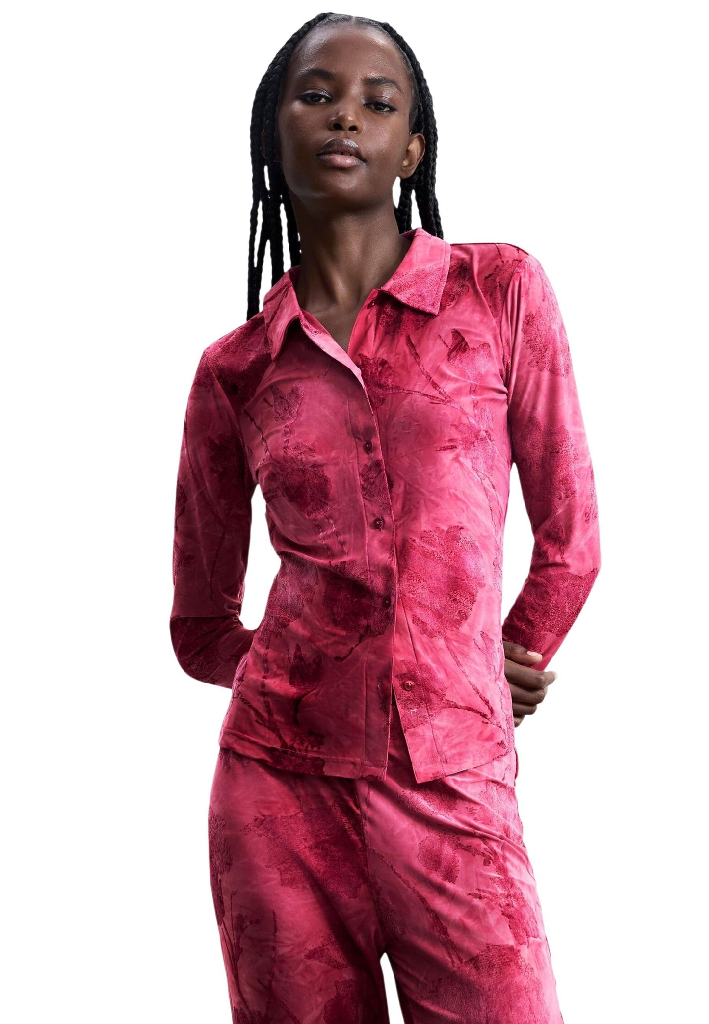 Desigual Camicia Donna Desigual 26SWTK01 fuchsia  fuchsia