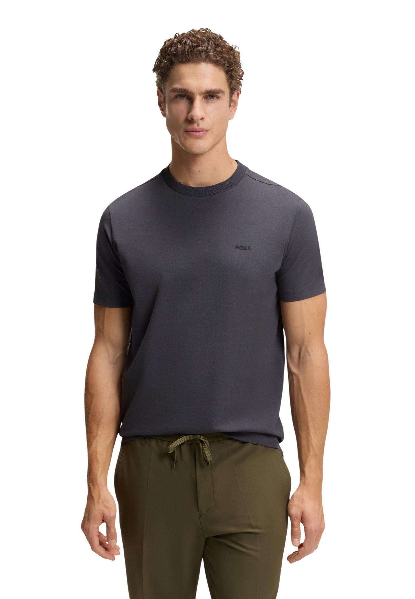 Boss T-Shirt Uomo Boss 50506373 grey  grey