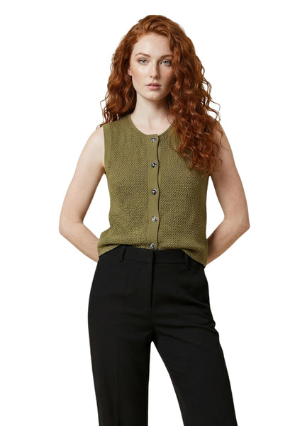 Jacqueline De Yong Gilet Donna Jacqueline De Yong 15366197 green  green