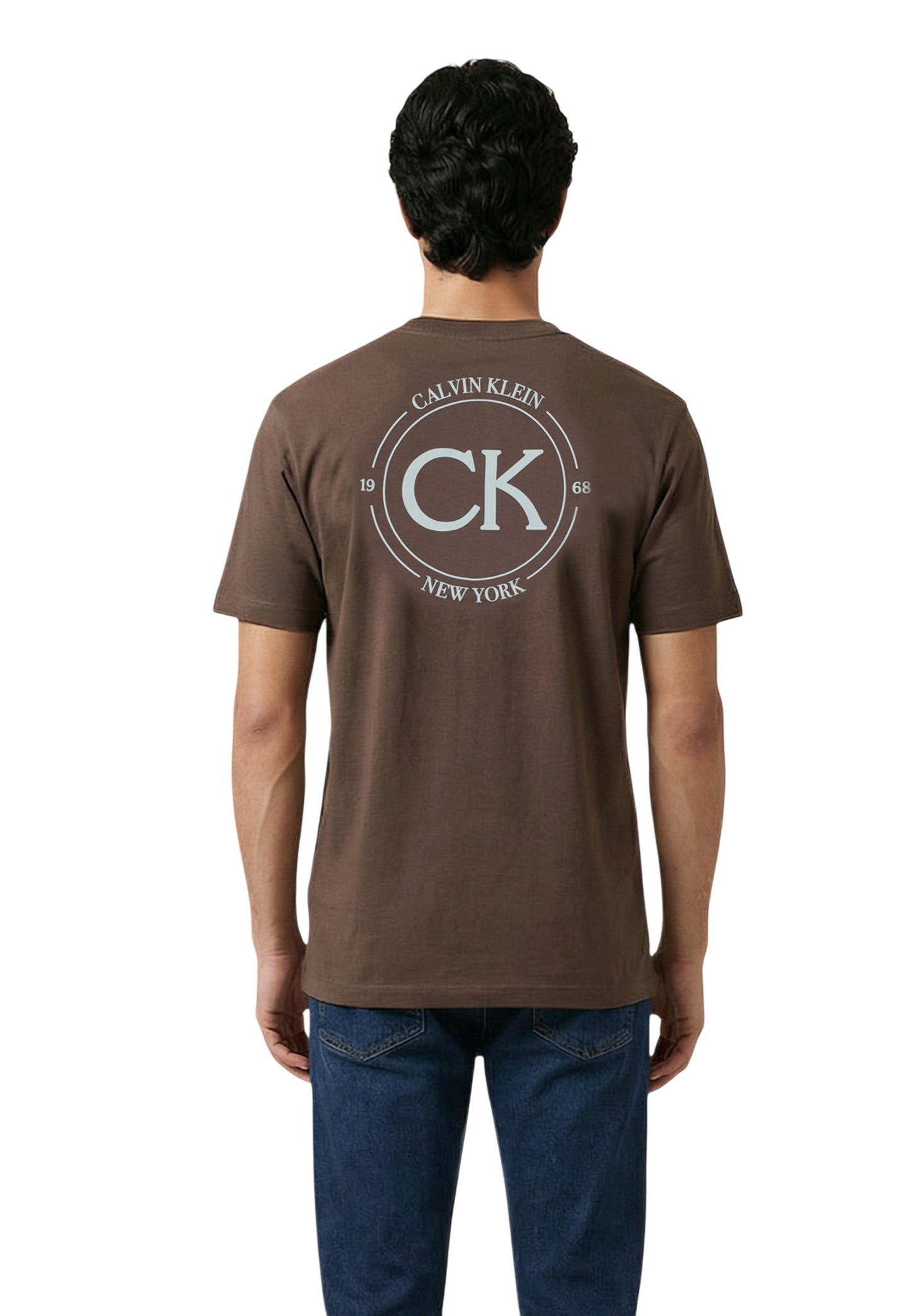 Calvin Klein Jeans T-Shirt Uomo Calvin Klein Jeans LV04RE825G brown  brown