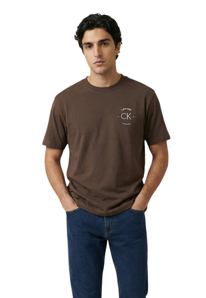 Calvin Klein Jeans T-Shirt Uomo Calvin Klein Jeans LV04RE825G brown  brown