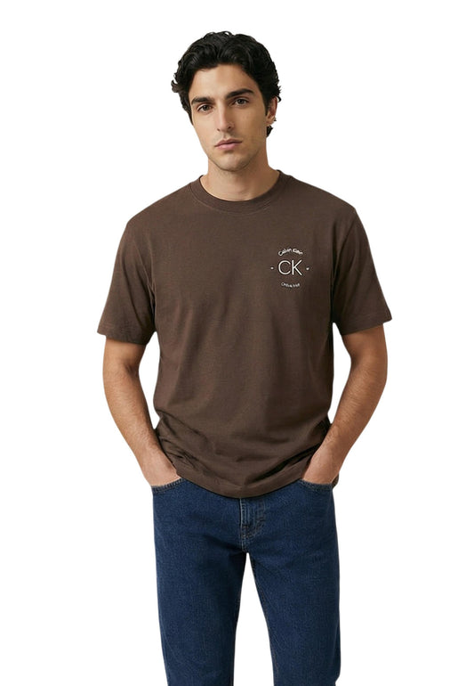 Calvin Klein Jeans T-Shirt Uomo Calvin Klein Jeans LV04RE825G brown  brown
