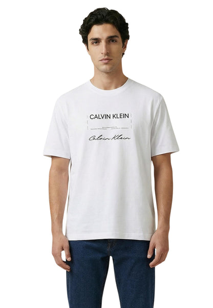 Calvin Klein Jeans T-Shirt Uomo Calvin Klein Jeans LV04RE827G white  white