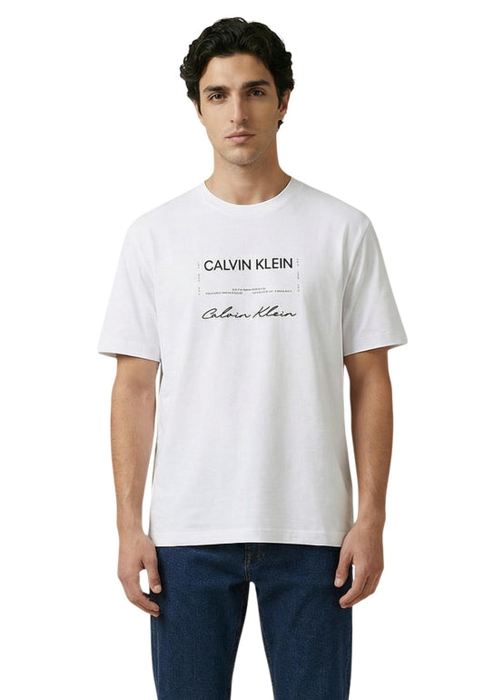 Calvin Klein Jeans T-Shirt Uomo Calvin Klein Jeans LV04RE827G white  white