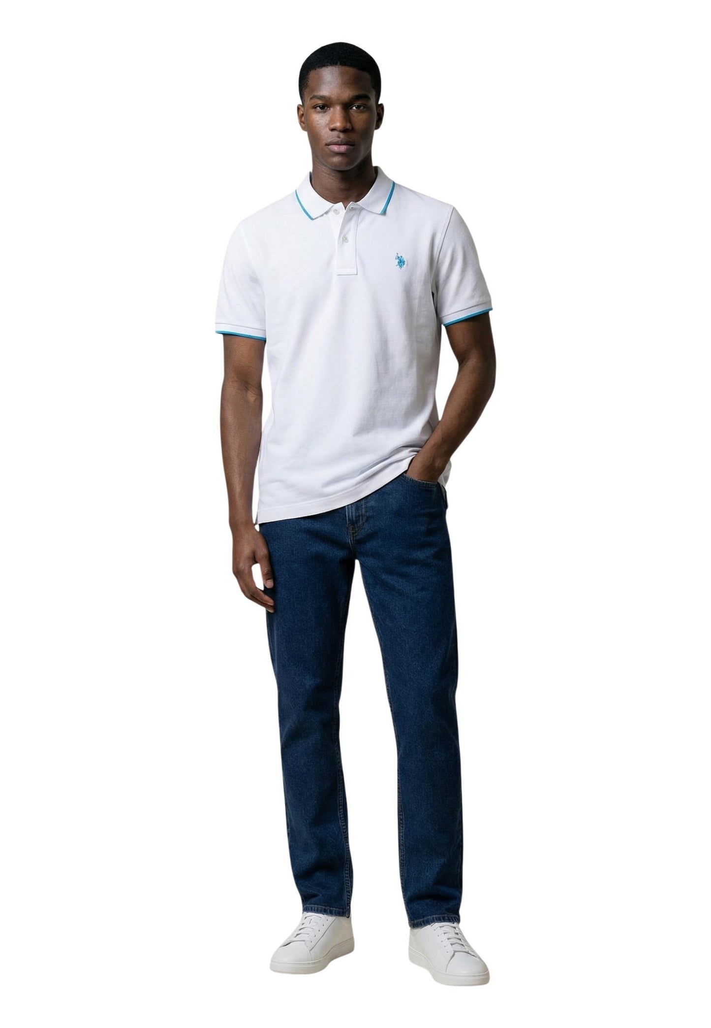U.s. Polo Assn. Polo Uomo U.S. Polo Assn. US43 197027 white  white