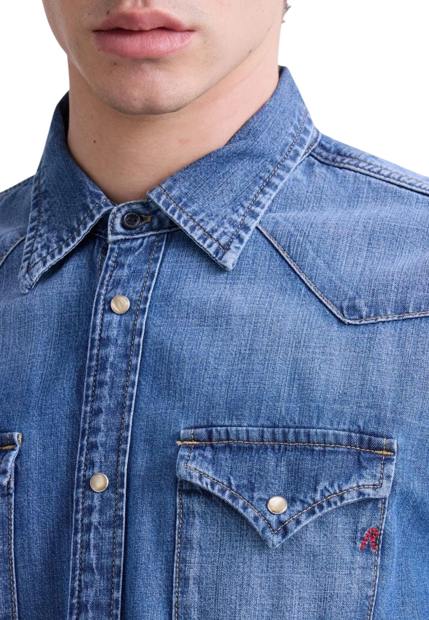 Replay Camicia Uomo Replay M4023T.000.26C 10B light blue  light blue