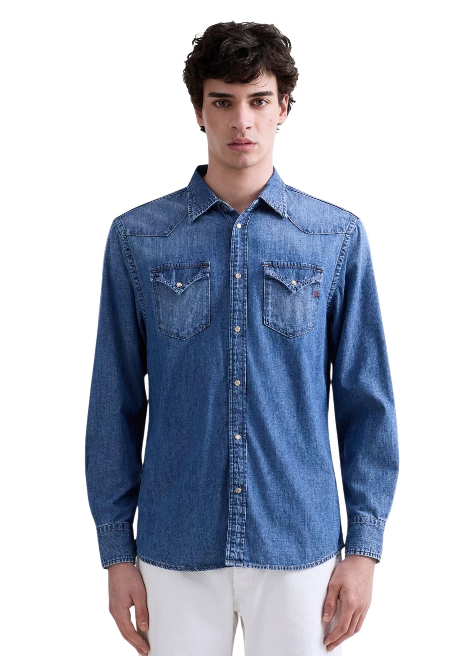 Replay Camicia Uomo Replay M4023T.000.26C 10B light blue  light blue