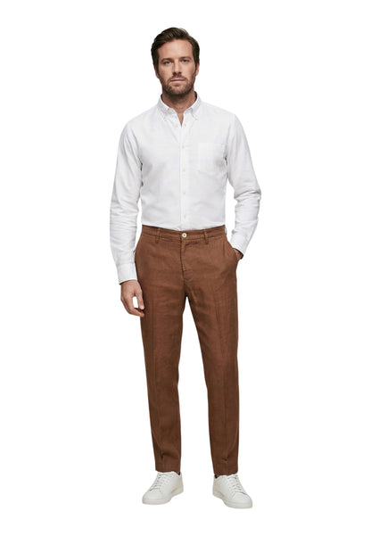 Borghese Pantaloni Uomo Borghese PSE579GR brown  brown