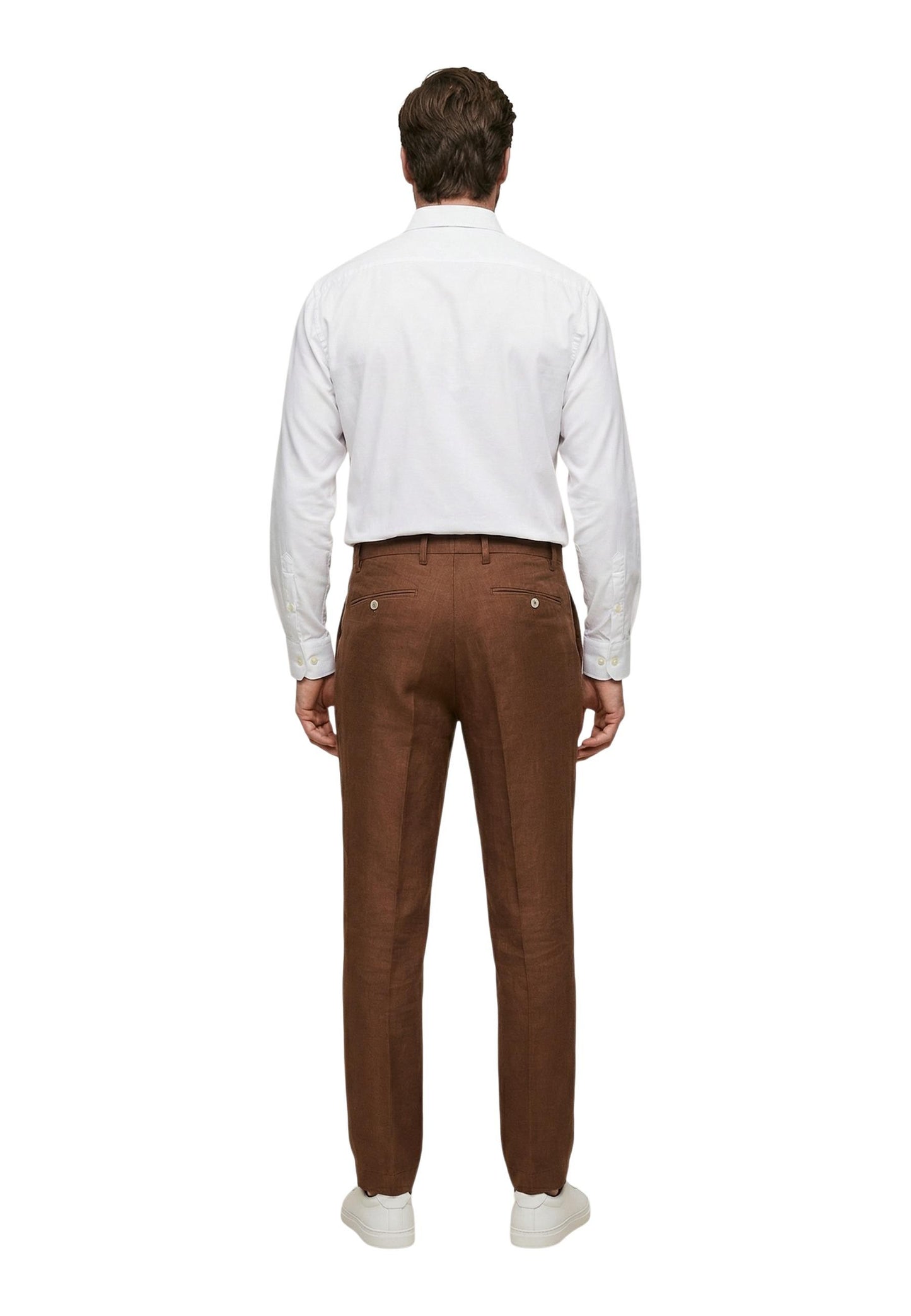 Borghese Pantaloni Uomo Borghese PSE579GR brown  brown