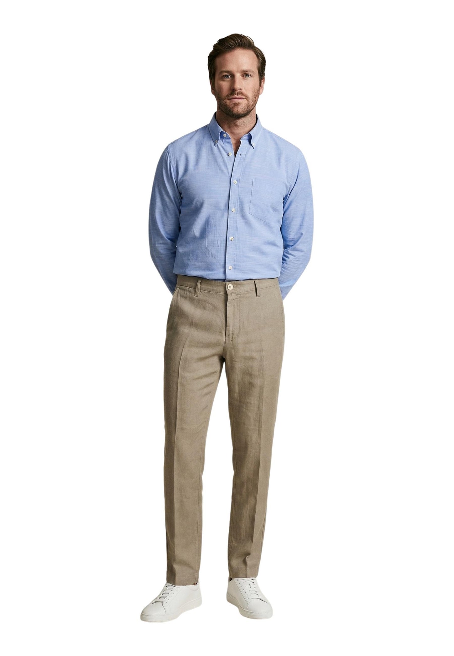 Borghese Pantaloni Uomo Borghese PSE579GR camel  camel