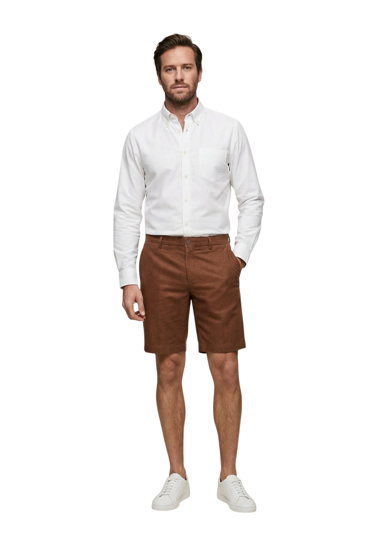 Borghese Bermuda Uomo Borghese 4SBE61 LN01 brown  brown