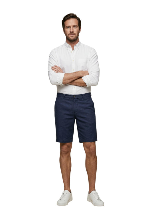 Borghese Bermuda Uomo Borghese 4SBE61 LN01 blue  blue