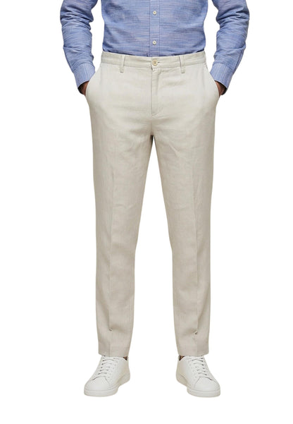 Borghese Pantaloni Uomo Borghese PSE579GR white  white