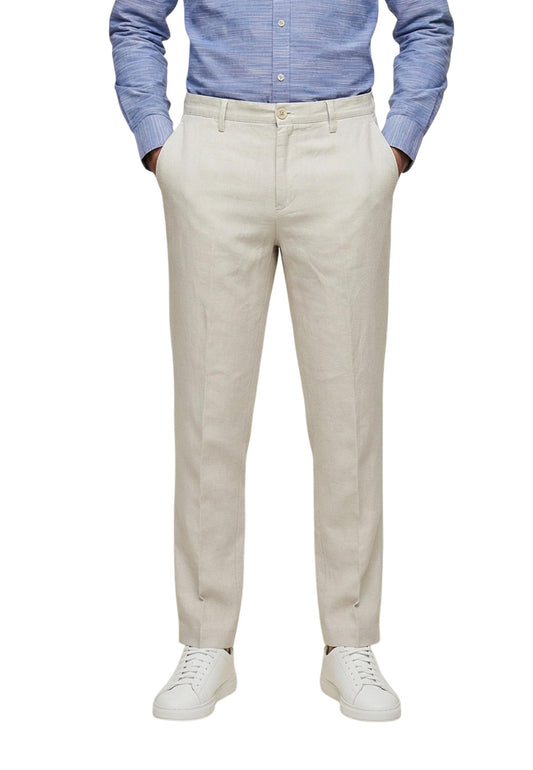 Borghese Pantaloni Uomo Borghese PSE579GR white  white