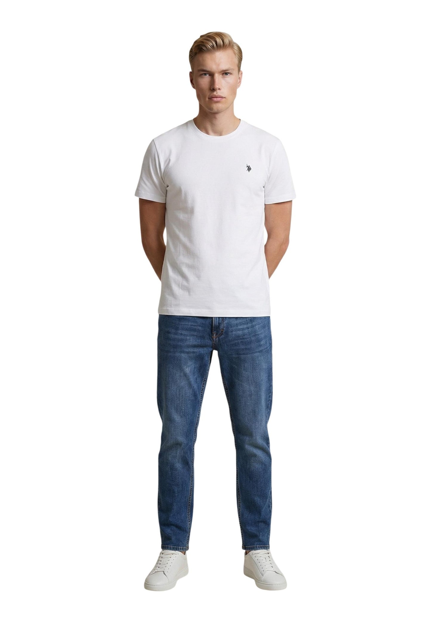 U.s. Polo Assn. T-Shirt Uomo U.S. Polo Assn. US43 154094 white  white