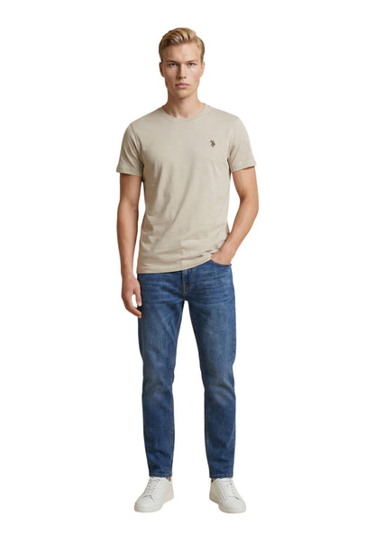 U.s. Polo Assn. T-Shirt Uomo U.S. Polo Assn. US43 154015 beige  beige