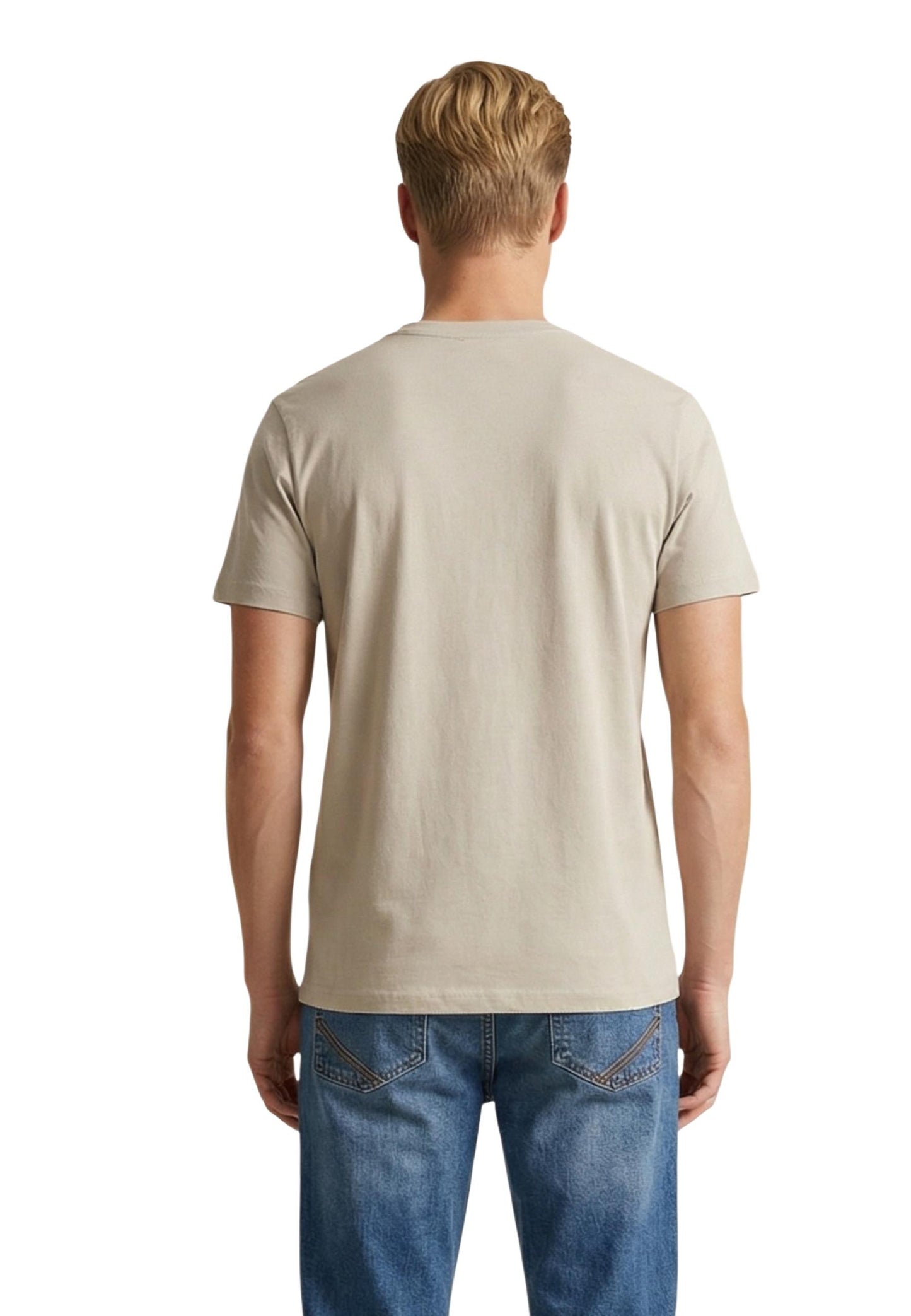 U.s. Polo Assn. T-Shirt Uomo U.S. Polo Assn. US43 154015 beige  beige