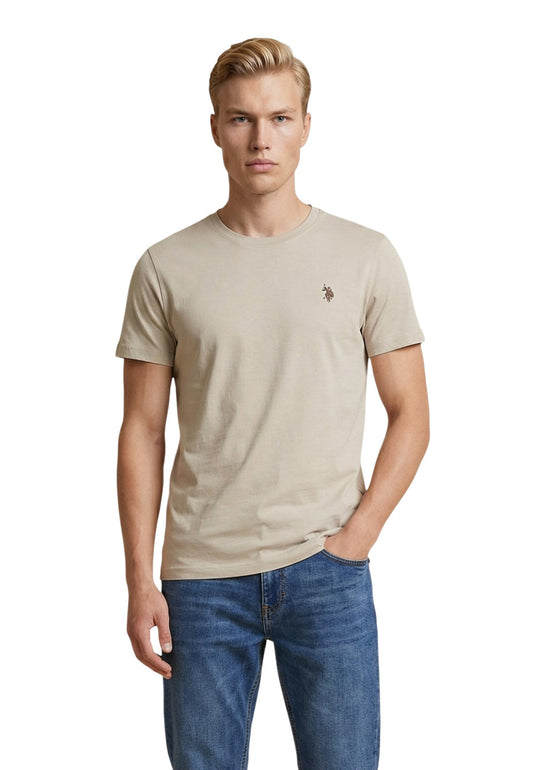 U.s. Polo Assn. T-Shirt Uomo U.S. Polo Assn. US43 154015 beige  beige