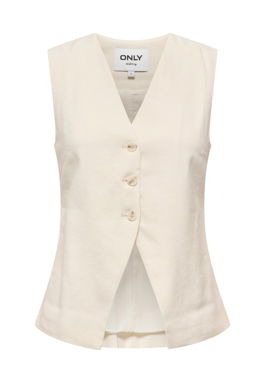Only Gilet Donna Only 15367399 beige  beige