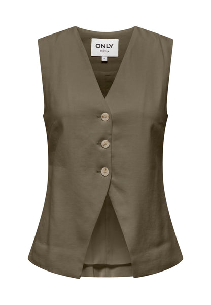 Only Gilet Donna Only 15367399 green  green