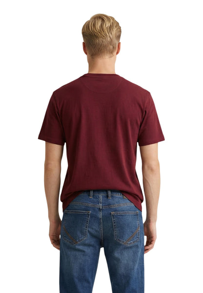 U.s. Polo Assn. T-Shirt Uomo U.S. Polo Assn. US43 154094 bordeaux  bordeaux