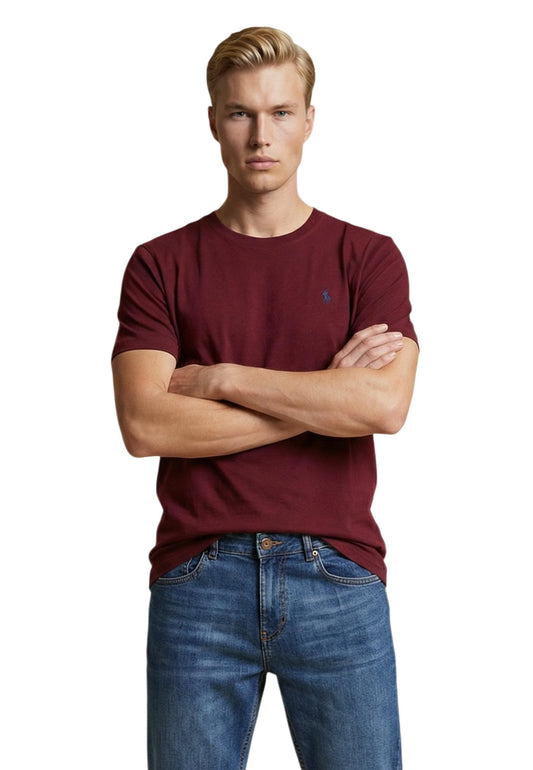 U.s. Polo Assn. T-Shirt Uomo U.S. Polo Assn. US43 154094 bordeaux  bordeaux